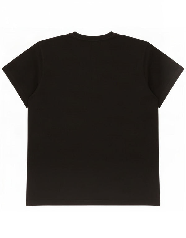 T-shirt grafica da donna Adidas Top UK 12/14 cotone nero medio