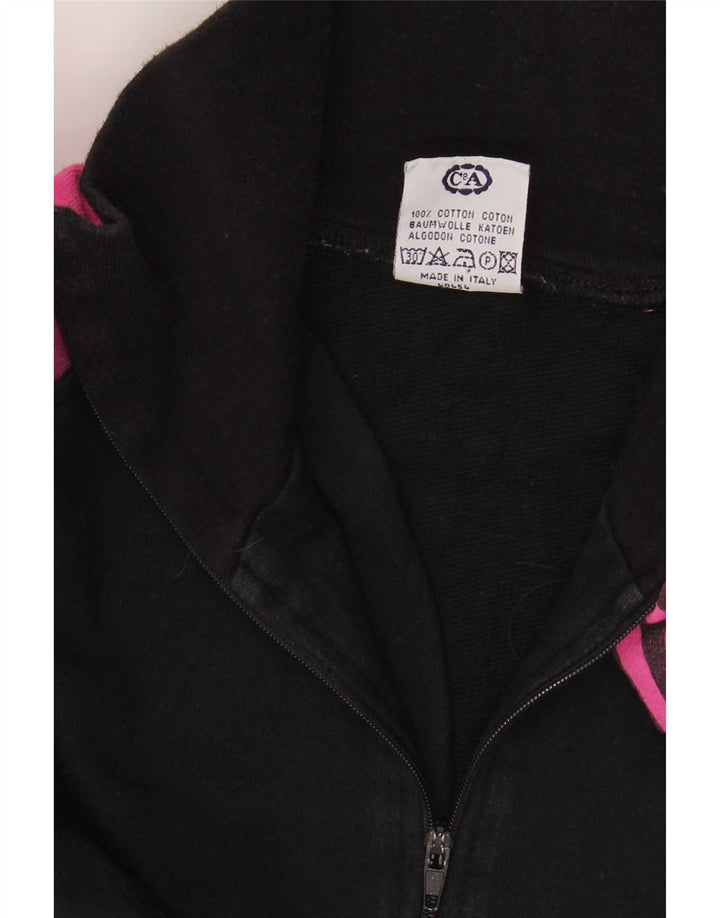 Opera By Richards Top grafico da donna manica lunga EU 40 medio nero