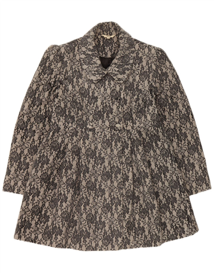 Giacca blazer da donna Marks & Spencer UK 14 Grigio medio floreale
