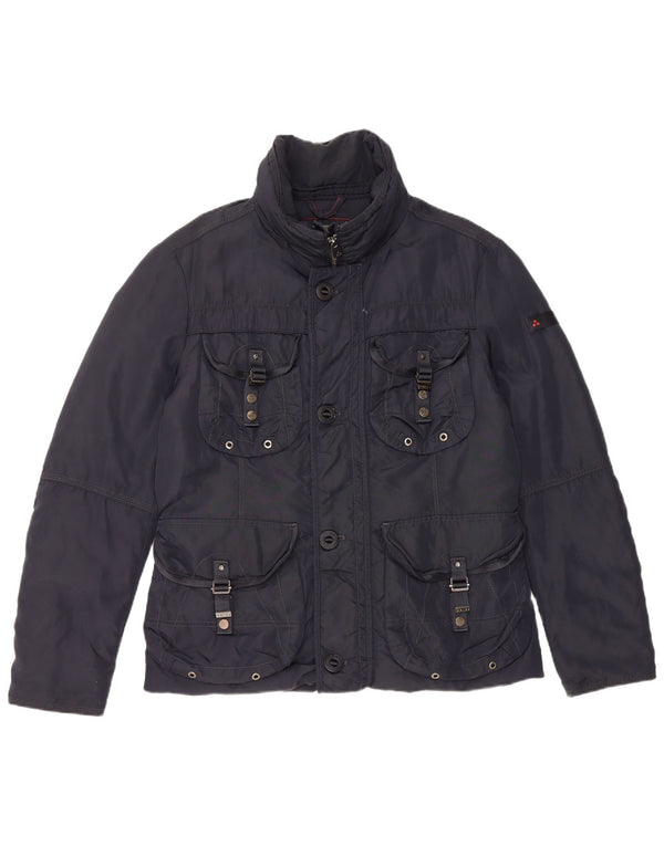 PEUTEREY Giacca multiuso da uomo UK 38 Medium Blu Navy Poliammide