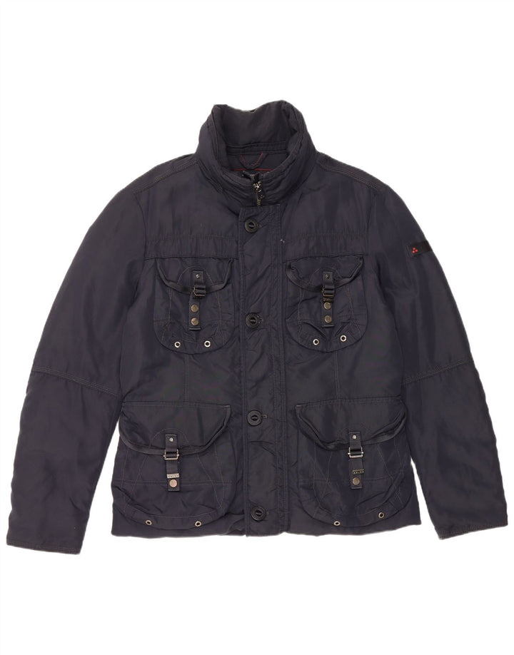 PEUTEREY Giacca multiuso da uomo UK 38 Medium Blu Navy Poliammide