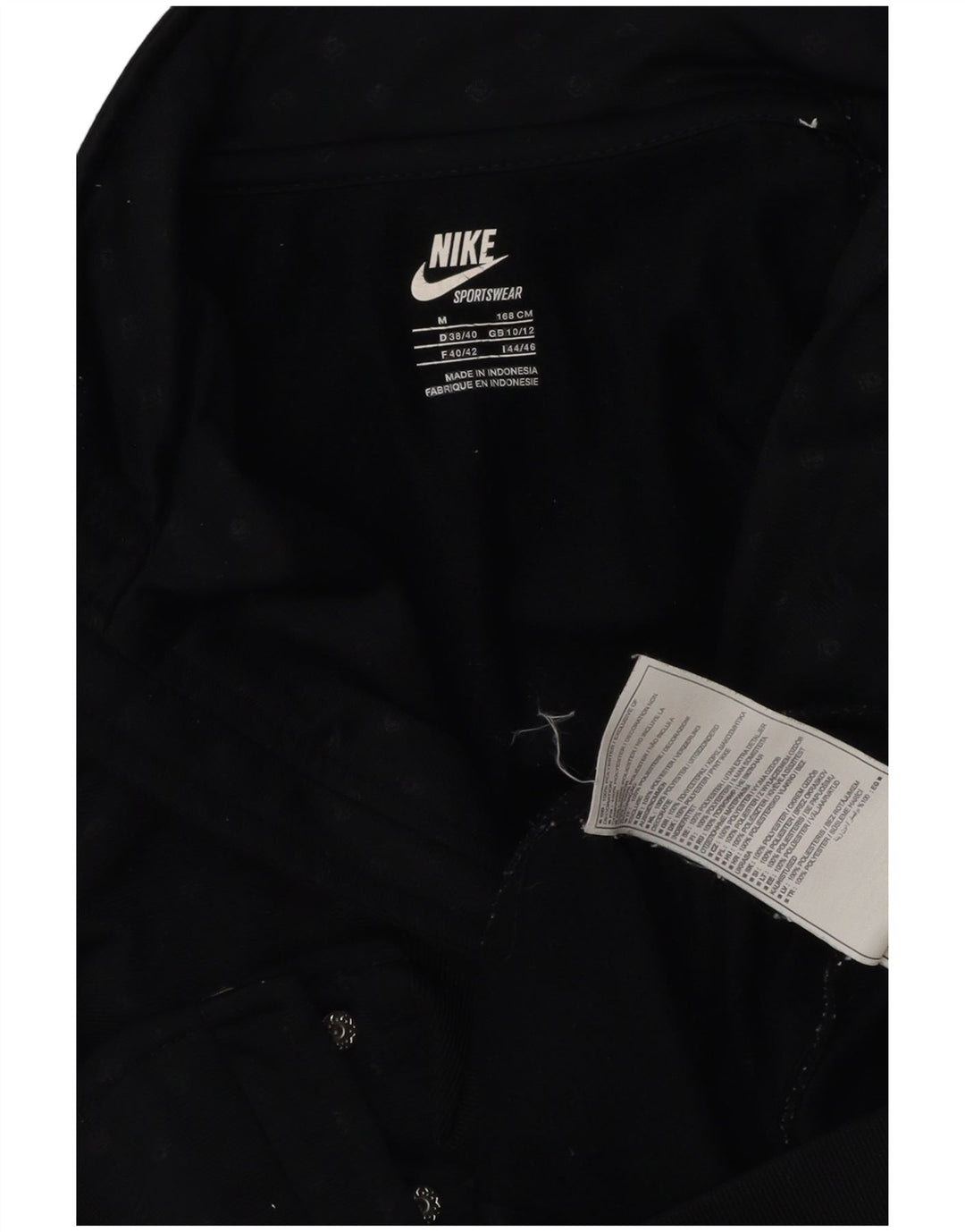 Giacca da tuta da donna Nike UK 10/12 Medium Navy Blue Spotted