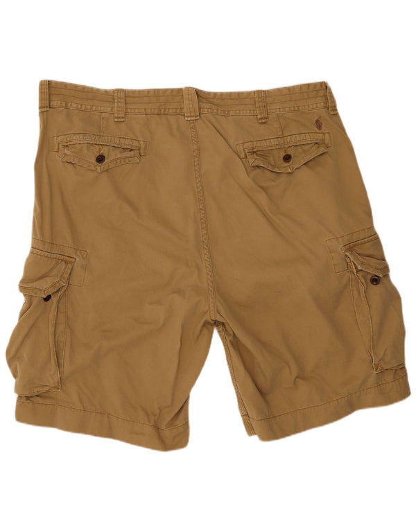 Pantaloncini cargo da uomo Polo Ralph Lauren W44 2XL cotone beige