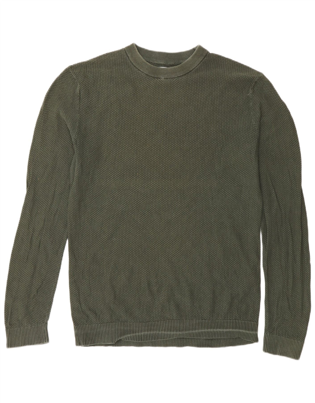 Maglione maglione girocollo da uomo Jack & Jones grande cotone verde