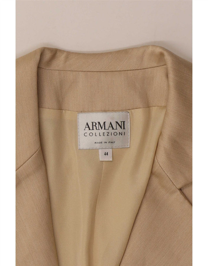 Giacca blazer da donna a 1 bottone Armani Collezioni IT 44 Beige medio