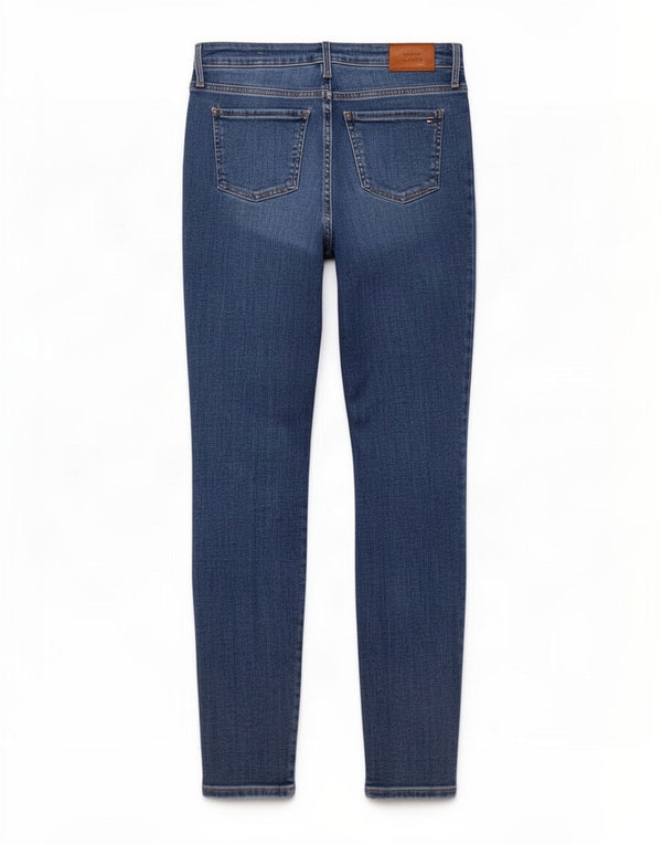 Jeans skinny Como da donna Tommy Hilfiger W29 L30 cotone blu