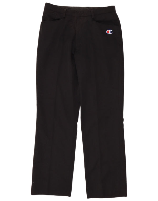 Pantaloni casual dritti da uomo Champion Medium W32 L29 Poliestere nero