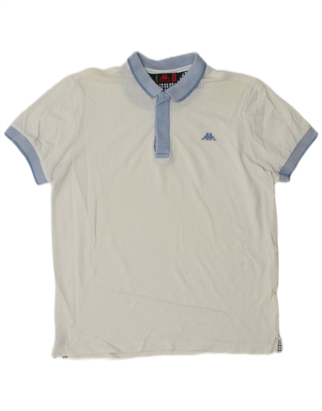 Polo Rugby Kappa Uomo Medium Bianca