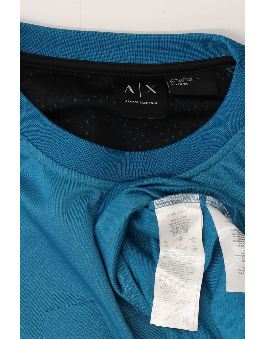 Felpa grafica da uomo Armani Felpa XL Blu poliestere