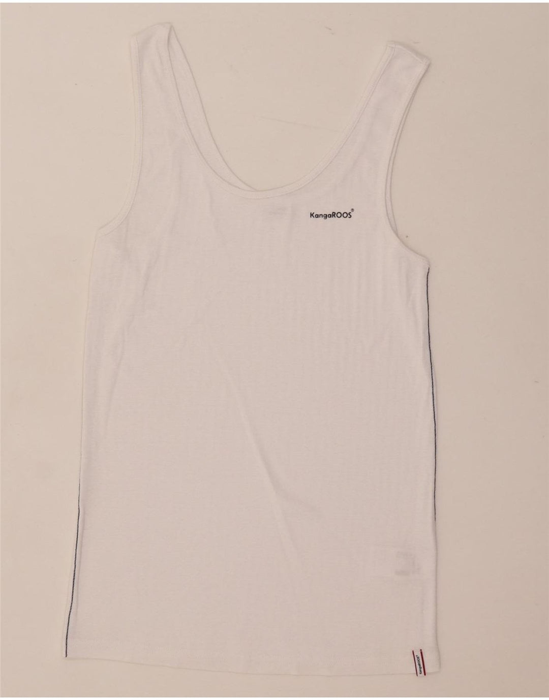Canottiera da donna Kangaroos UK 14/16 grande cotone bianco
