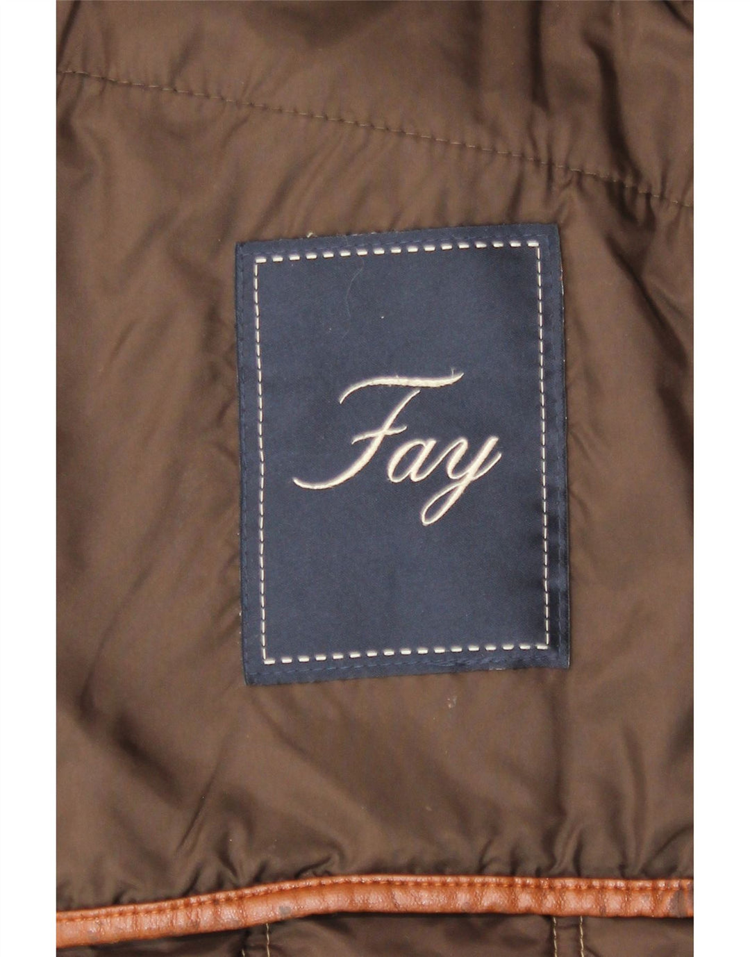 Cappotto imbottito da donna Fay UK 10 piccolo a righe nere