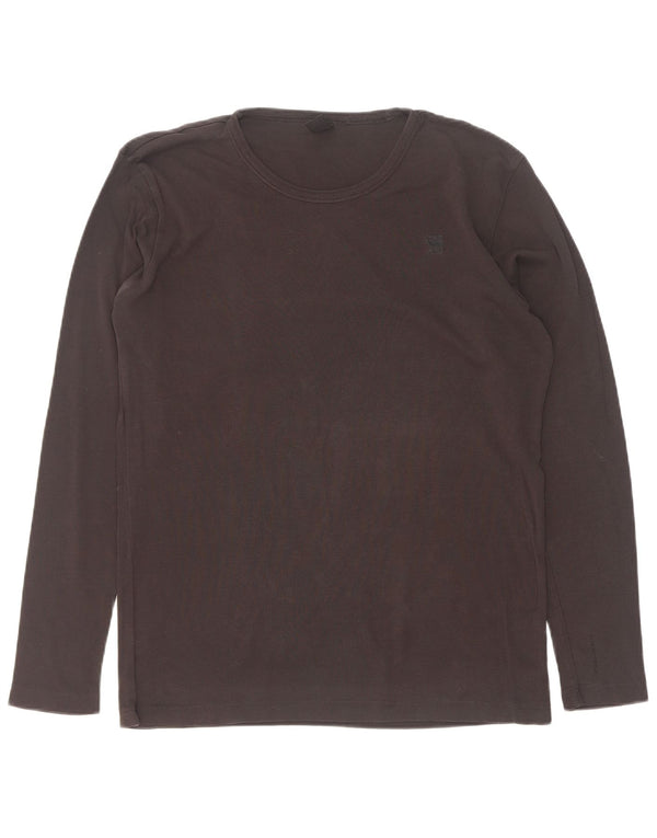 Top da uomo G-Star a maniche lunghe in cotone nero medio