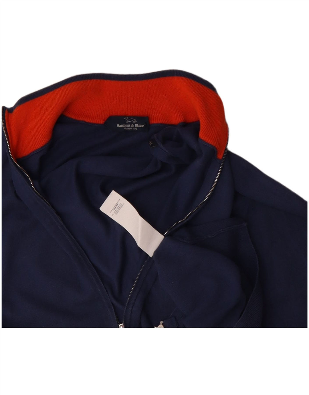 Maglione cardigan da uomo Harmont & Blaine XL in cotone blu navy