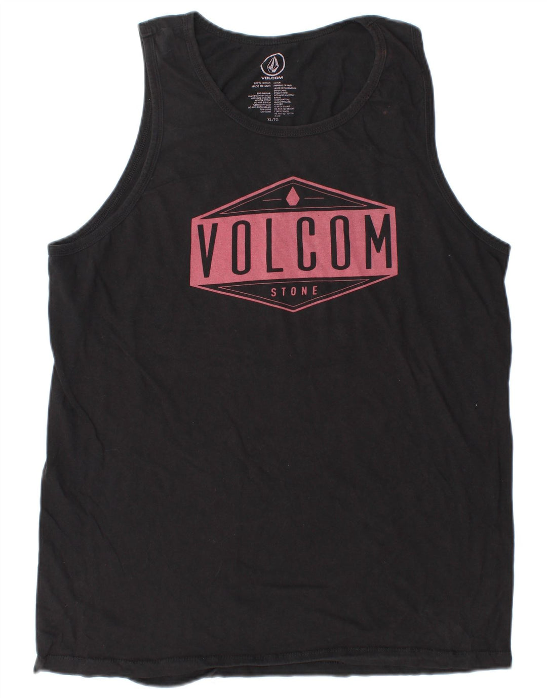 Canotta grafica da uomo VOLCOM XL in cotone nero