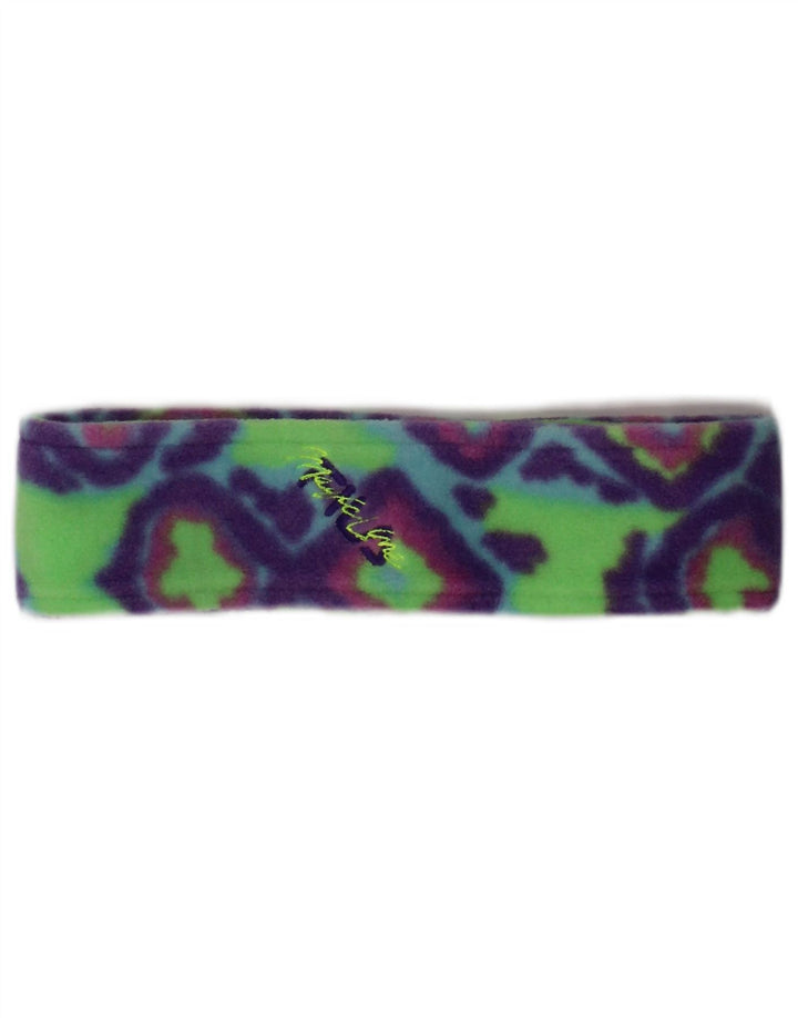 Cappello con fascia in pile da donna Fila, taglia unica, in poliestere tie-dye multicolore