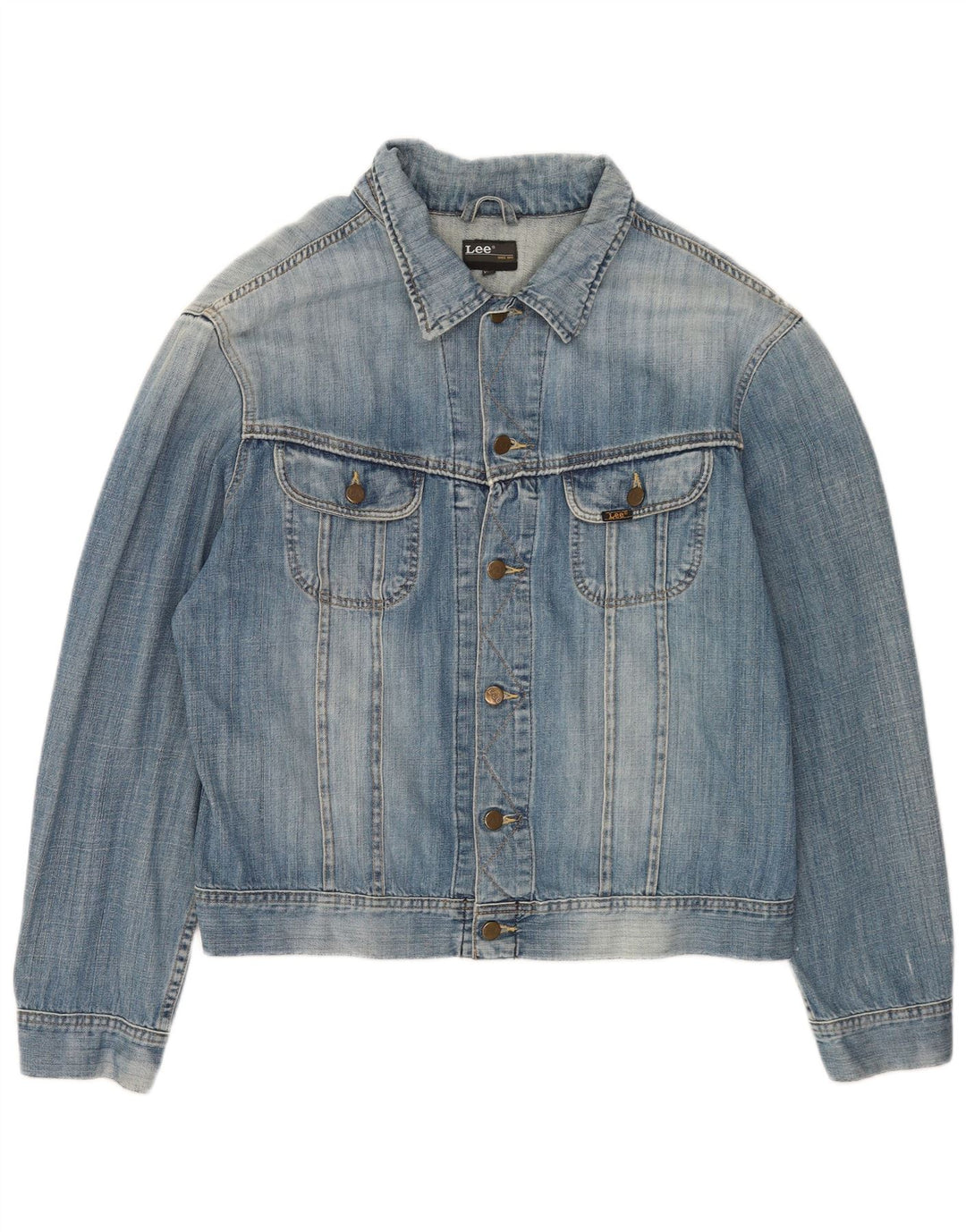 Giacca di jeans da uomo Lee UK 44 2XL Cotone blu