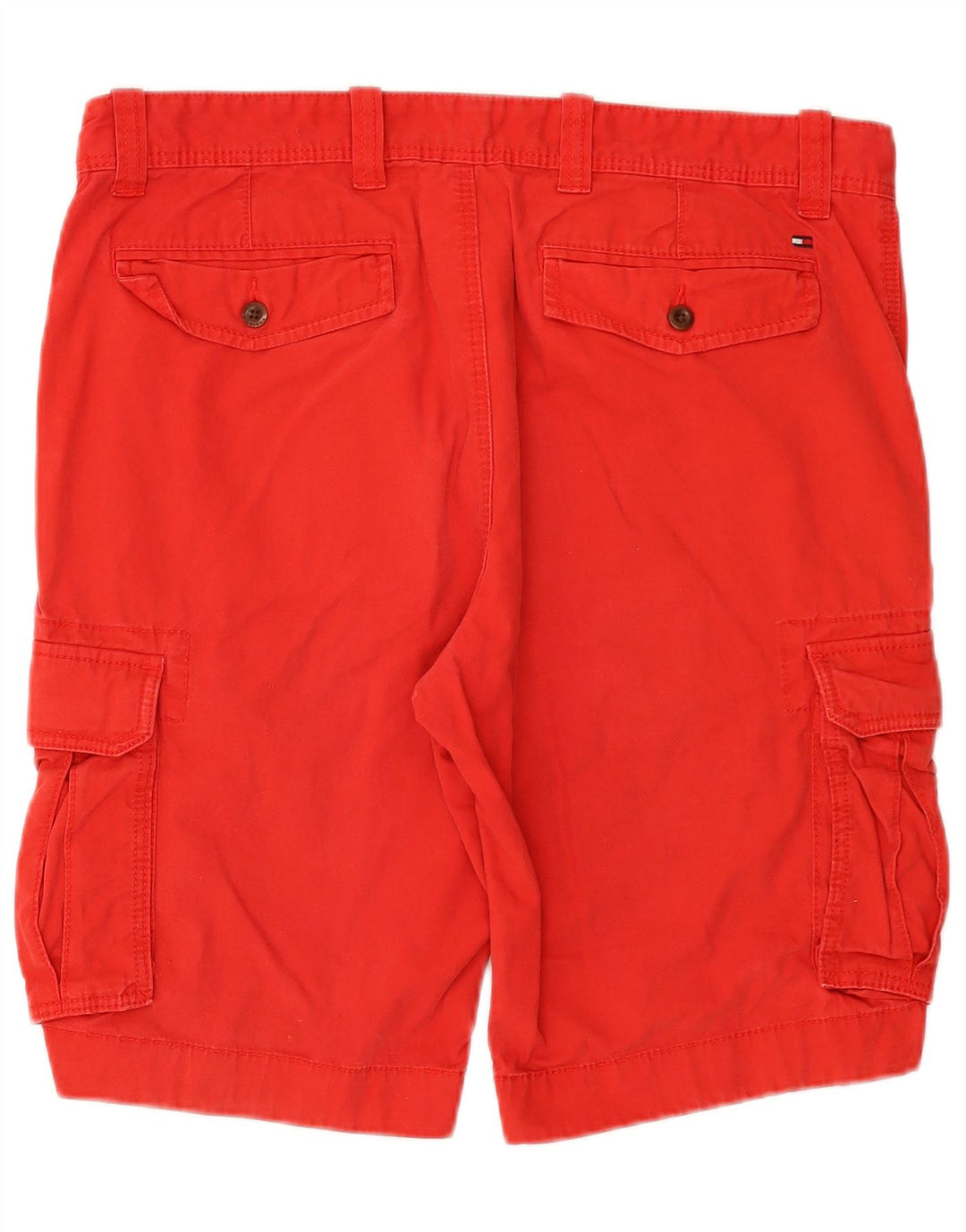 TOMMY HILFIGER Pantaloncini cargo da uomo W36 Large Rosso Cotone