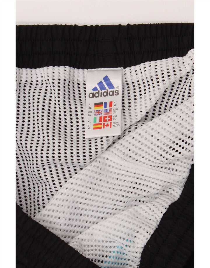 Pantaloncini da bagno da uomo Adidas XL poliestere color block nero