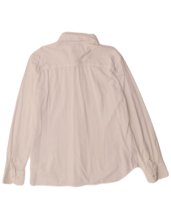 Camicia da uomo Massimo Dutti 2XL Cotone bianco