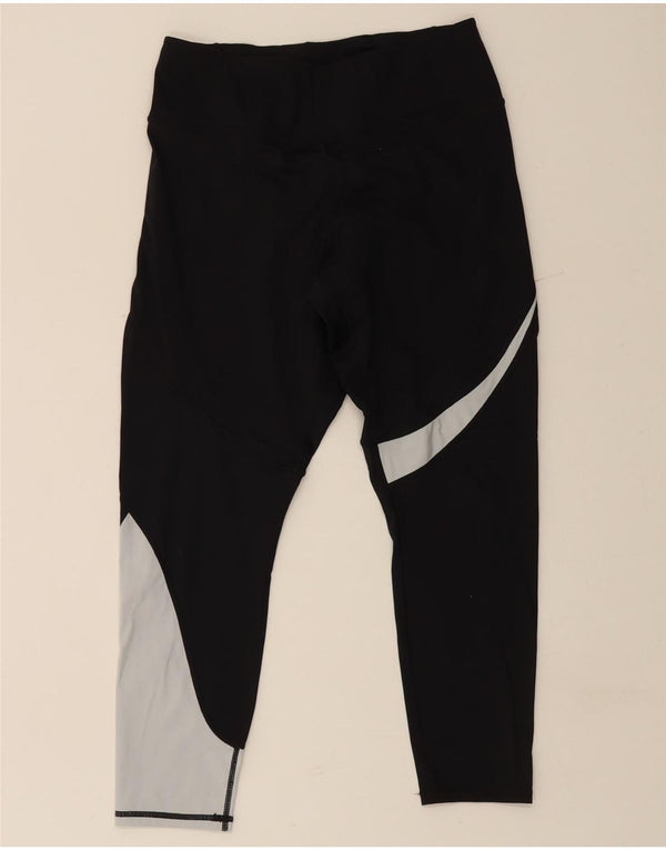 Leggings corti da donna Puma UK 18 XL Black Colourblock