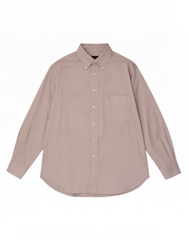Camicia Uomo Gas Cotone Grigio Medio