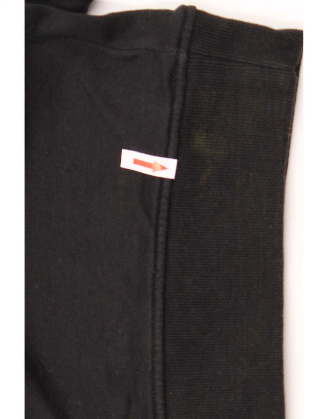 Felpa grafica da uomo Kappa Maglione piccolo cotone nero