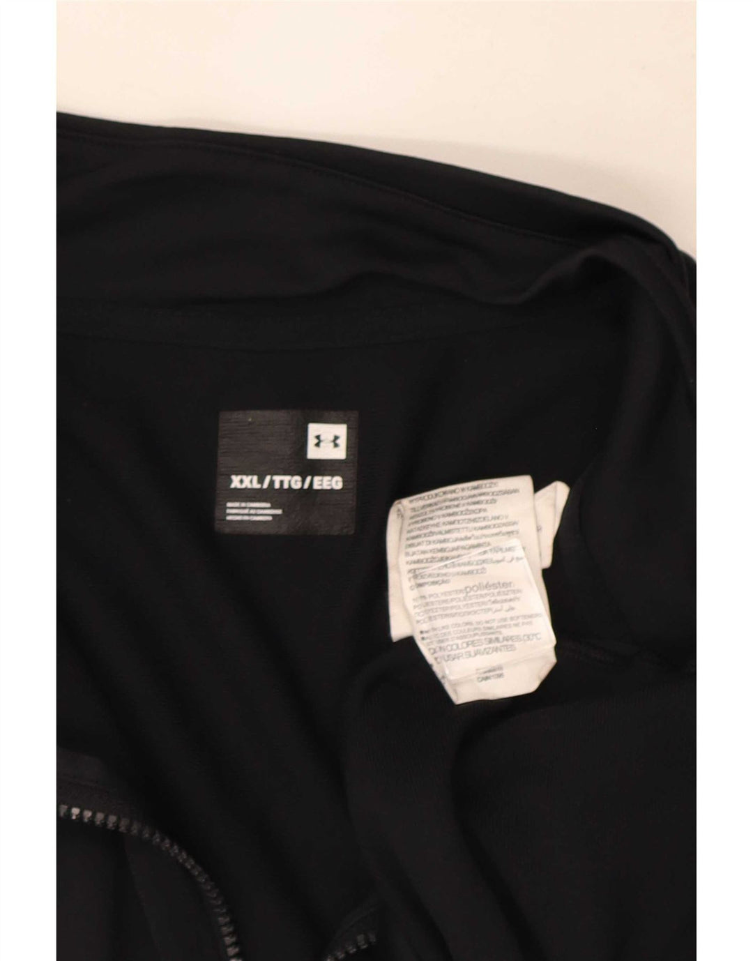 Giacca da tuta da uomo Under Armour 2XL Poliestere color block nero