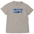 T-shirt grafica da uomo Levi's Top in cotone grigio medio