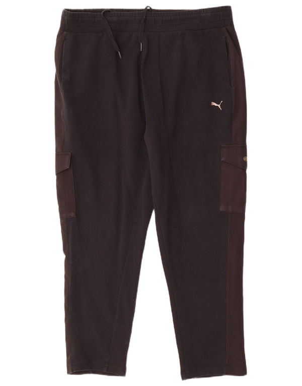 Pantaloni da tuta cargo da donna Puma UK 14 Large neri