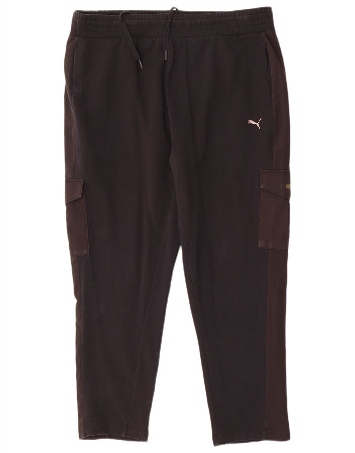 Pantaloni da tuta cargo da donna Puma UK 14 Large neri