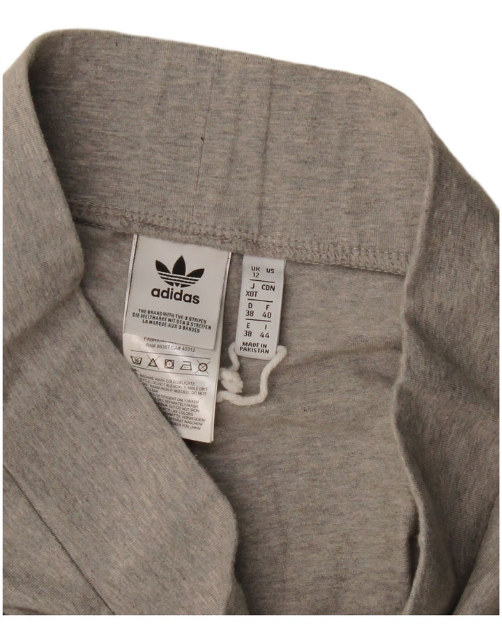 Leggings Adidas da donna UK 12 cotone grigio medio