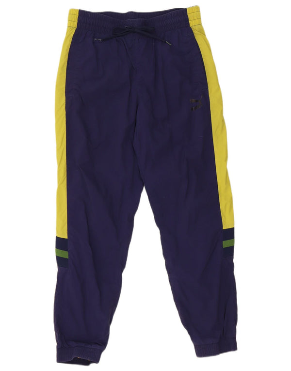 Puma Pantaloni da tuta con grafica da uomo Joggers Small Blu navy Colourblock