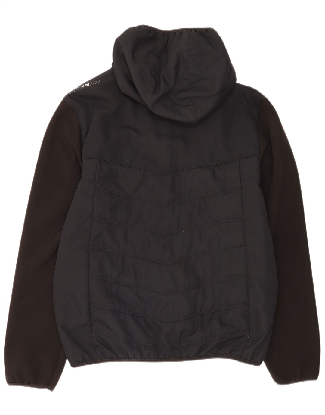 Giacca antipioggia da uomo con cappuccio Ellesse UK 40 grande poliestere nero