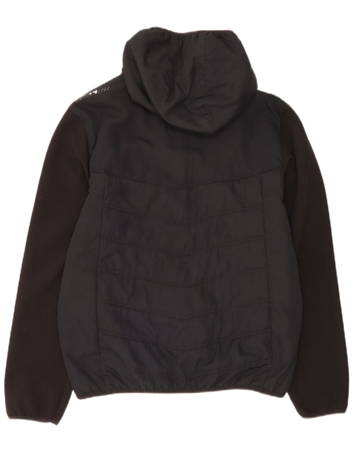 Giacca antipioggia da uomo con cappuccio Ellesse UK 40 grande poliestere nero