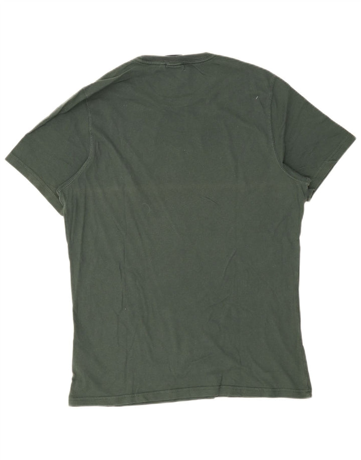 T-shirt grafica da uomo su misura Barbour Top in cotone verde medio