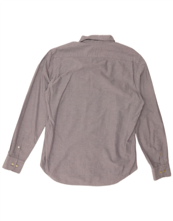 Camicia da uomo Henry Cottons taglia 42 grande cotone grigio
