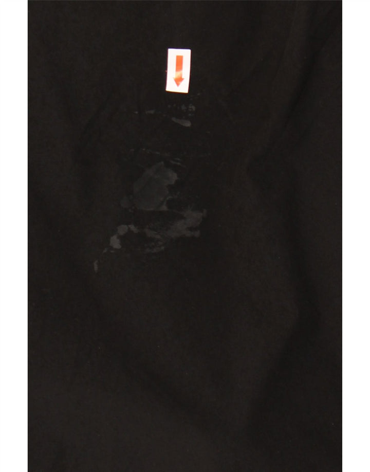 Soprabito oversize con cappuccio da donna ZARA UK 6 XS nylon nero