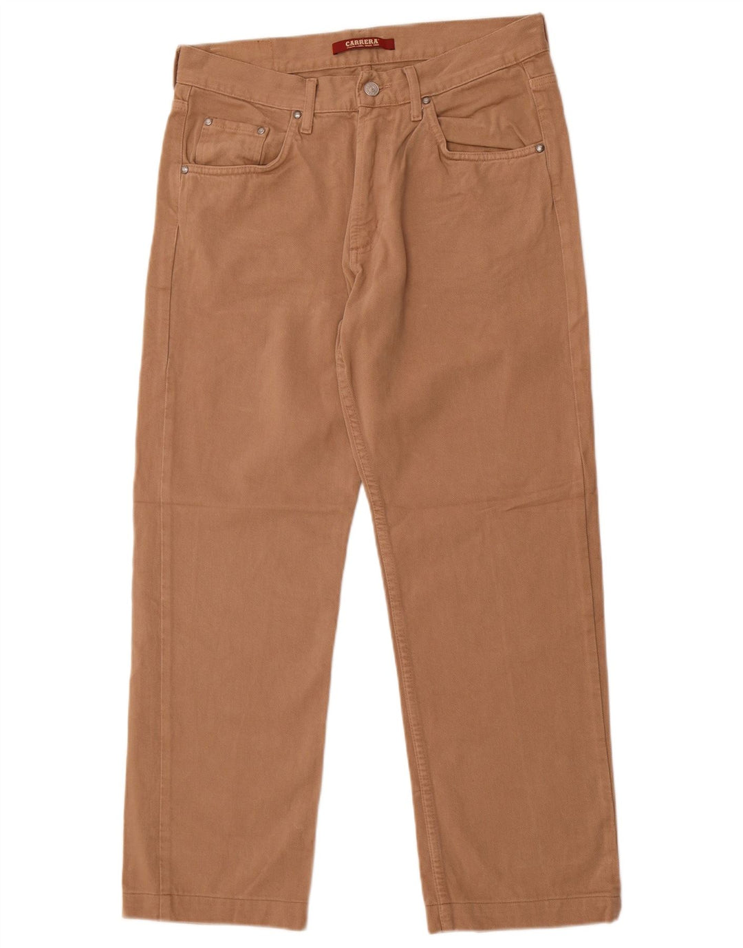 Jeans dritti da uomo Carrera 700 W33 L28 cotone marrone