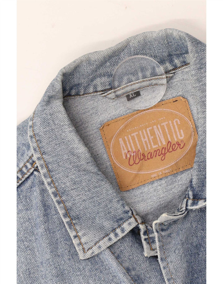 Giacca di jeans da uomo Wrangler UK 42 XL Blu