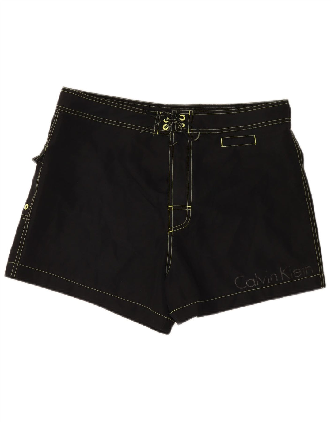 CALVIN KLEIN Pantaloncini da bagno grafici da uomo grandi neri