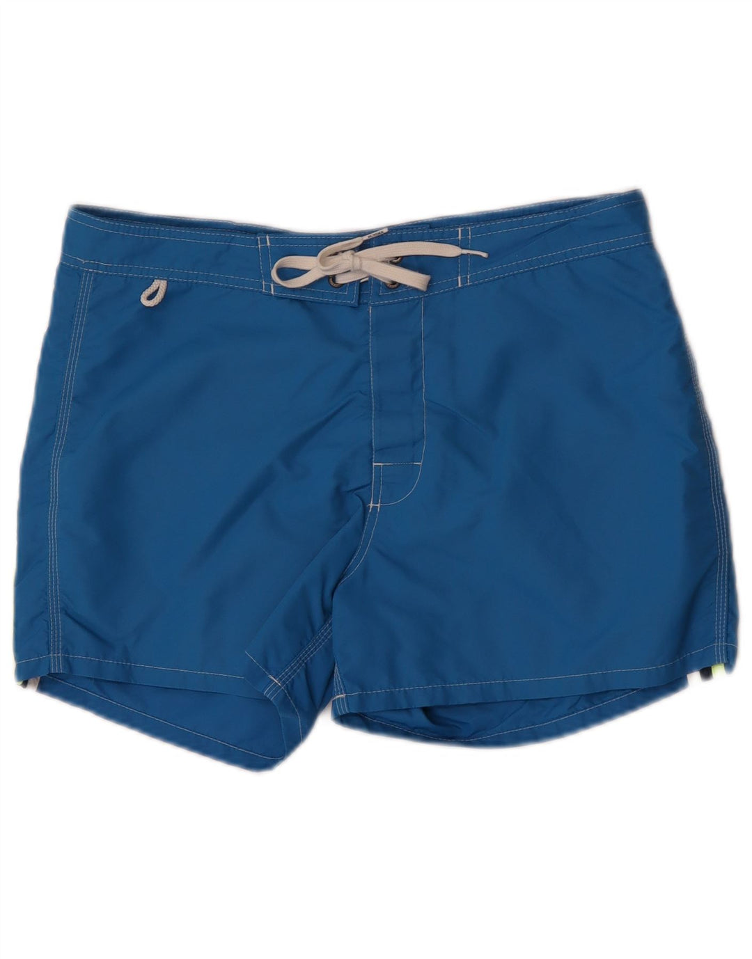 Pantaloncini da bagno da uomo Sundek blu medio in nylon sportivo