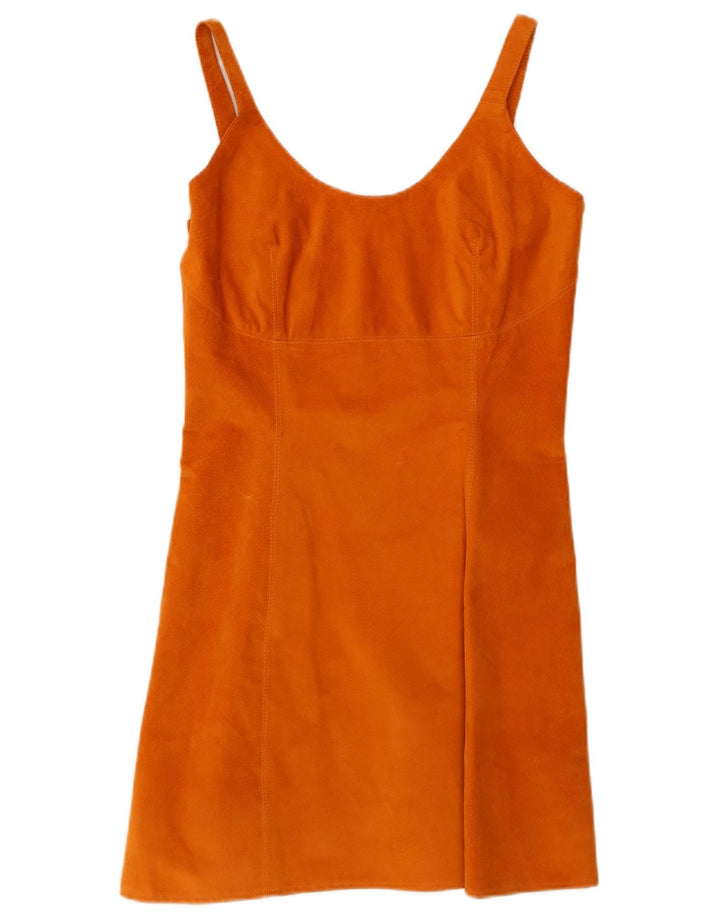 Abito Donna Scamosciato Conbipel IT 42 Pelle Arancio Medio