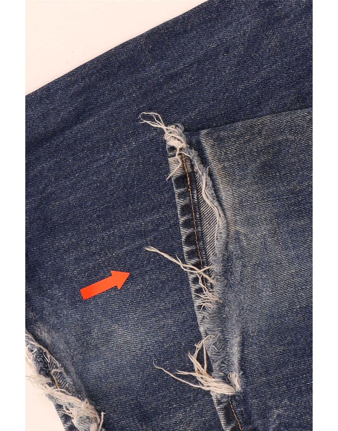 Jeans dritti da uomo Diesel W32 L32 in cotone blu