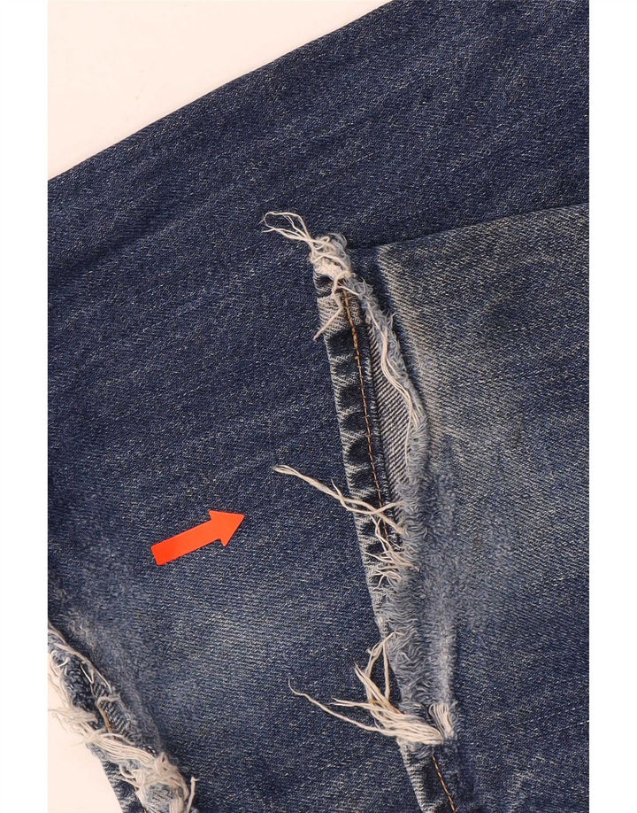 Jeans dritti da uomo Diesel W32 L32 in cotone blu