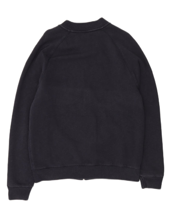 JACK WILLS Maglione cardigan da donna UK 18 XL Cotone blu navy