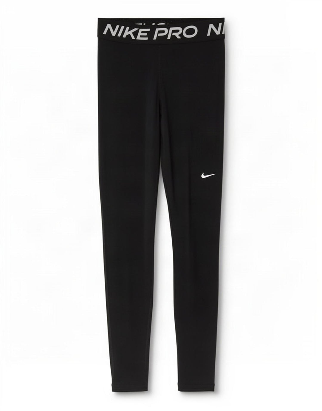Leggings grafici Nike Dri Fit da donna UK 12 medio nero poliestere