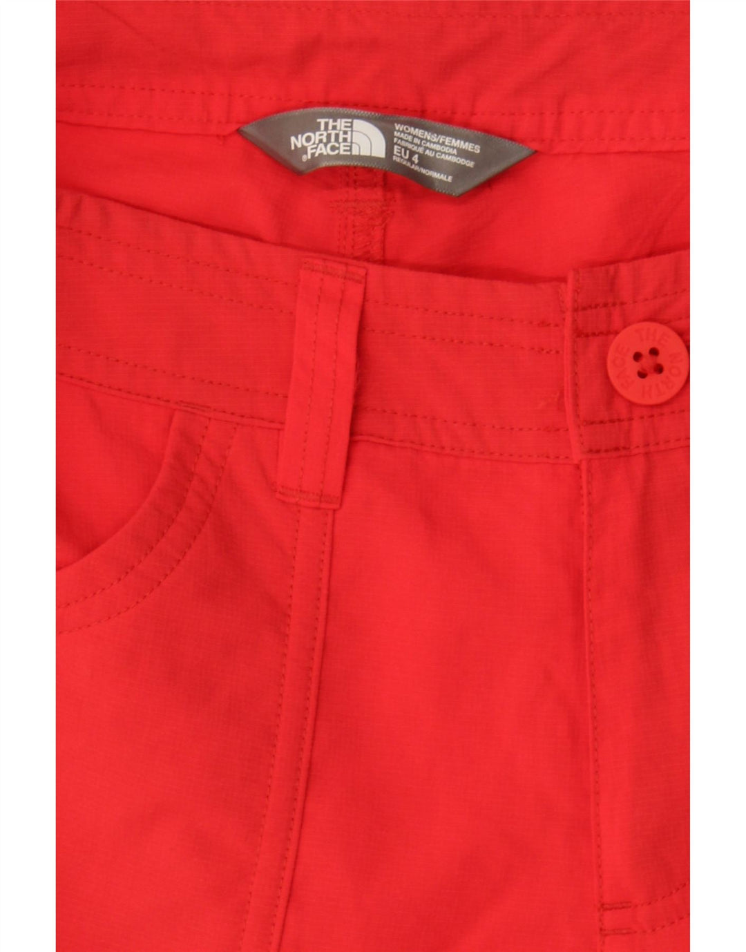 THE NORTH FACE Womens Casual Shorts W32 Large Red Nylon Vintage The North Face and Second-Hand The North Face from Messina Hembry 