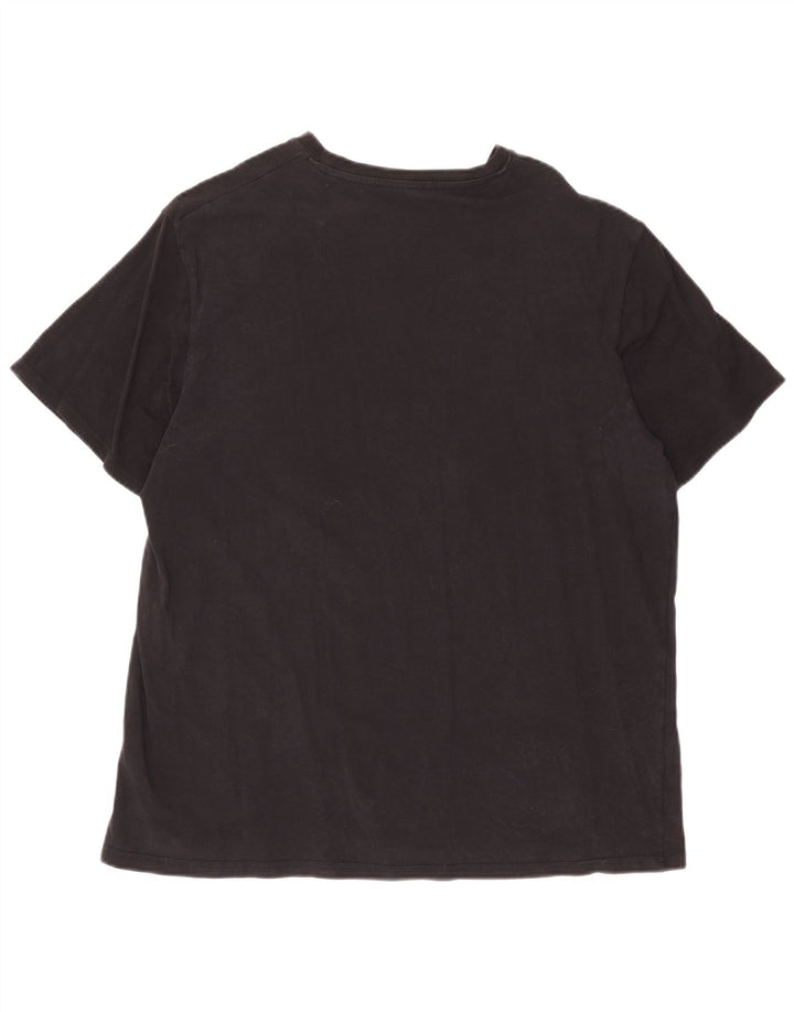 Ted Baker T-shirt da uomo Top grande in cotone nero