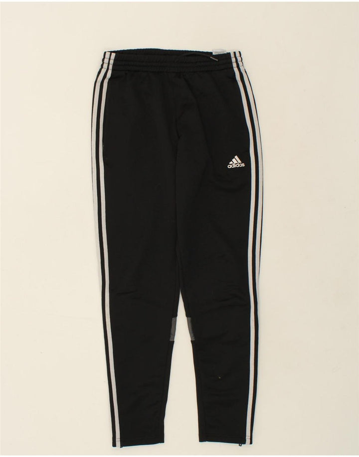 ADIDAS Mens Tracksuit Trousers Joggers Small Black Polyester Vintage Adidas and Second-Hand Adidas from Messina Hembry 