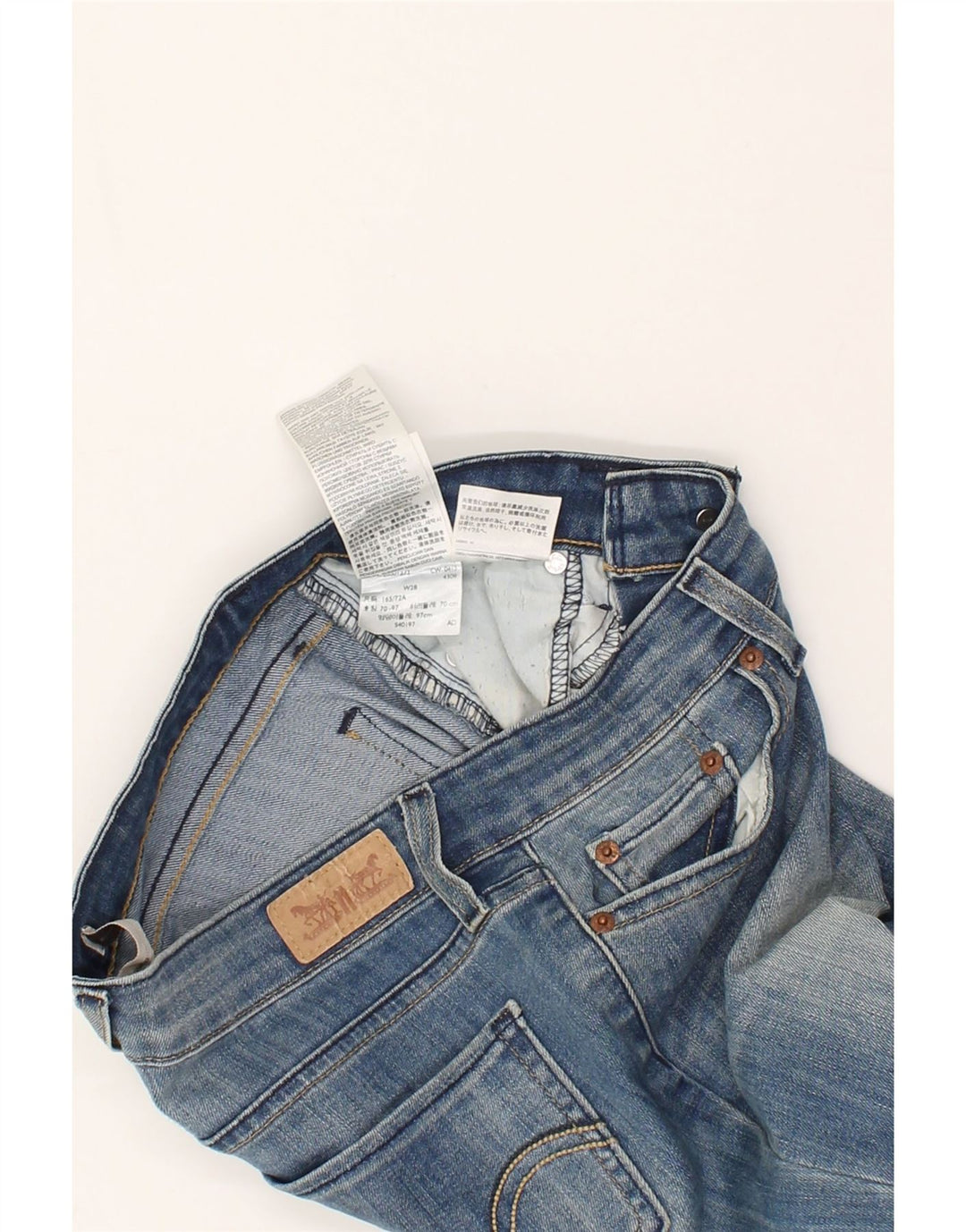 LEVI'S Womens Legging Legging Jeans W28 L30 Blue Cotton Vintage Levi's and Second-Hand Levi's from Messina Hembry 